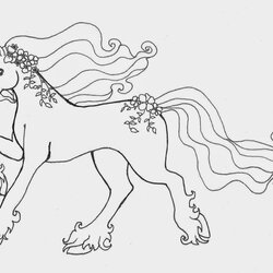 Free Original Coloring Pages Unicorn
