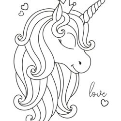 Admirable The Best Unicorn Coloring Pages For Kids Adults World Of Rainbow Unicorns Sheet