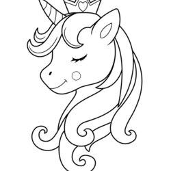 Swell Unicorn Coloring Pages Printable Peach To Download And
