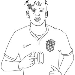 Admirable Coloring Pages At Free Printable Rock Star Drawing Soccer Print Color Step Template