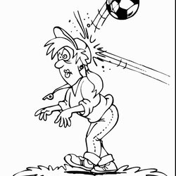 Peerless Coloring Pages At Free Printable Soccer Color