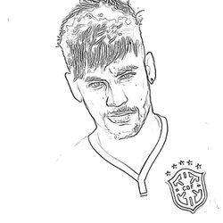 Handsome Footballer Coloring Book To Print And Online