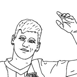 Out Of This World Coloring Pages At Free Download Jr Football Player Printable