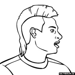 Terrific Free Online Coloring Pages Football