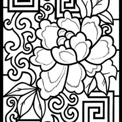 Terrific Free Printable Stained Glass Coloring Pages