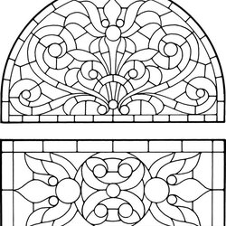 Tremendous Stained Glass Coloring Pages For Kids At Free Printable Color Print