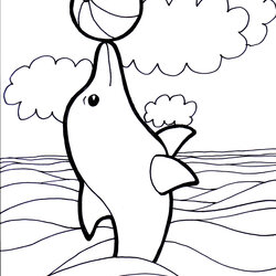 Peerless Dolphin Printable Coloring Page Clip Art Library Dolphins Pages
