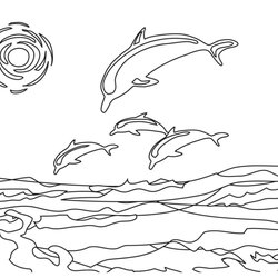 Eminent Free Printable Dolphin Coloring Pages For Kids