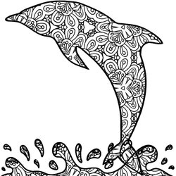 Fantastic Free Printable Coloring Pages Dolphins