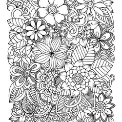 Admirable Flower Coloring Pages Skip To My Lou Doodles Flowers Page