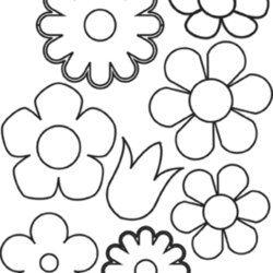 Outstanding Print Download Some Common Variations Of The Flower Coloring Pages Flowers Forget Supplies Don