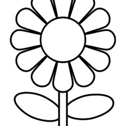 Marvelous Cute Flower Coloring Pages Page