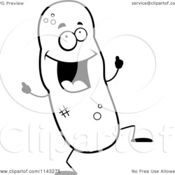 Super Cartoon Of Black And White Dancing Turd Character Vector Coloring Outlined Cory Royalty Page
