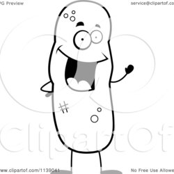 Tremendous Cartoon Of Black And White Waving Turd Character Vector Outlined Coloring Cory Royalty Page