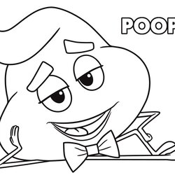 Terrific Poop Coloring Pages