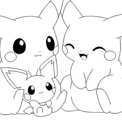 Marvelous Cute Coloring Pages At Free Printable Pokemon Color Drawing Print Cool