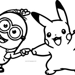 Fine Cute Coloring Pages At Free Printable Pokemon Color Print