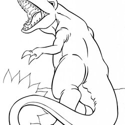 Outstanding Dinosaur Coloring Pages Page Cute