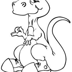 Eminent Dinosaurs Coloring Pages Printable Minister Dinosaur Kids Dino