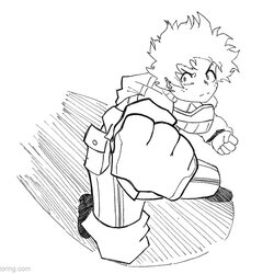 Terrific My Hero Academia Coloring Pages By Free Printable Color Kids Comments