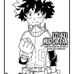 Wonderful Pages My Hero Academia Coloring