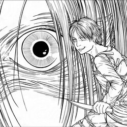 Champion Attack On Titan Colouring Pages Coloring Yeager
