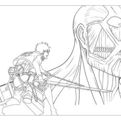 Attack On Titan Coloring Pages Home