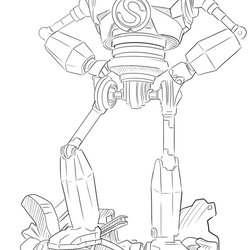 Superior Iron Giant Coloring Page Free Printable