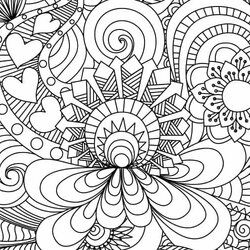 Admirable Free Printable Adult Coloring Pages Final Floral Page Pic