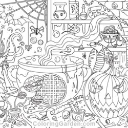 Legit Free Printable Halloween Adult Coloring Page Download It In Format Pages Print Books Colouring Color