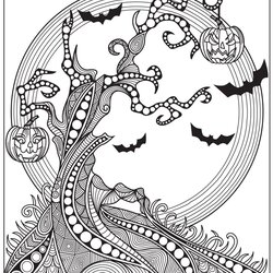 Supreme Halloween Coloring Page Free App For Adults By Book