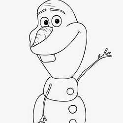 Peerless Great Olaf Coloring Pages Frozen Instant Knowledge Snowman Elsa The