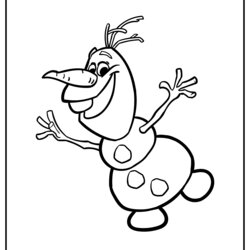 Legit Olaf Coloring Pages