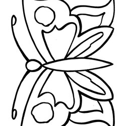 Easy Coloring Pages For Toddlers At Free Download Kids