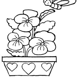 Magnificent Easy Coloring Pages For Kids At Free Printable Spring Color Preschoolers Season Preschool