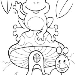 High Quality Free Easy To Print Frog Coloring Pages Cute