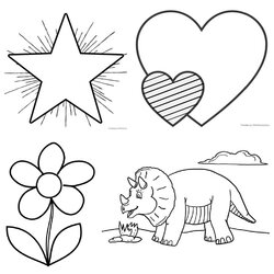 Superlative Easy Coloring Pages For Kids Cute Designs What Mommy Does