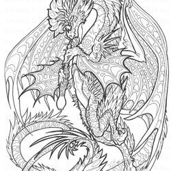 Dragon Coloring Page Crafty Time Get Creative Dragons Pages Adult Tail Colouring Printable Fairy Book Sheets