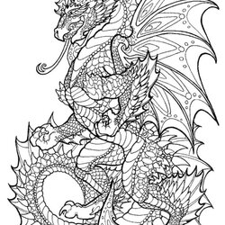 Great Get This Dragon Coloring Pages For Adults Printable Print