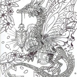 The Highest Quality Get This Dragon Coloring Pages For Adults Free Printable Adult Dragons Books Print