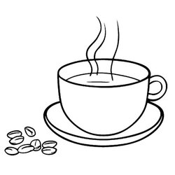 High Quality Coffee Coloring Pages For Your Little Lover Beans