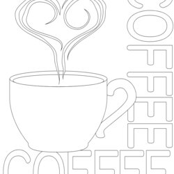 Super Eat The Paste Coffee Box And Coloring Page Pages Printable Color Don