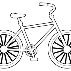 Eminent Bicycle Coloring Pages To Download And Print For Free Bike Kids Drawing Easy Color Printable Sheet