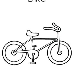 Tremendous Bike Coloring Page Twisty Noodle Worksheet Bicycle Safe Sheet Handwriting Print Pages Color