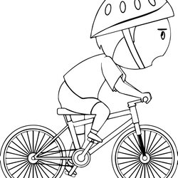 Admirable Bike Coloring Pages To Encourage Kids Learn Ride Cycling Bicycle Printable Drawing Dirt Print