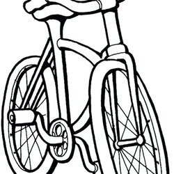 Bicycle Coloring Page At Free Printable Pages Kids Bike Colouring Bikes Cartoon Sheets Para Color Print