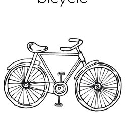 Pics Of Bicycle Coloring Pages Printable Bike Worksheet Ride Kids Enjoy Print Worksheets Safety Preschool