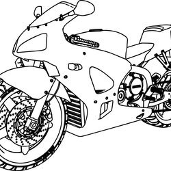 The Highest Standard Bike Coloring Pages At Free Download Quad Mountain Printable Honda Drawing Bikes Bicycle