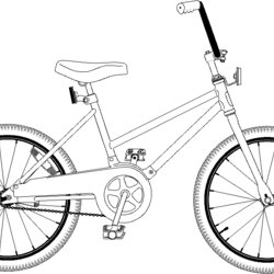 Exceptional Bike Coloring Page Home