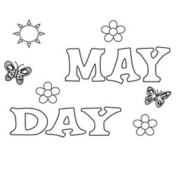Peerless May Coloring Pages Best For Kids Maj Day